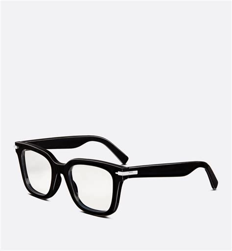 dior blacksuito|DiorBlackSuit S10I Black Square Glasses with Blue Light Filter.